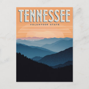 Tennessee Volunteerstaten Vykort