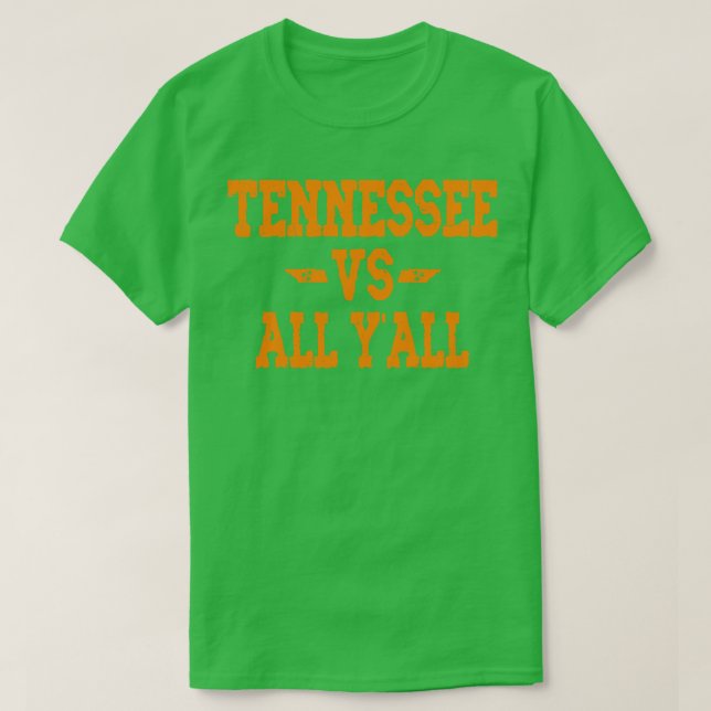 Tennessee vs All TShirt T Shirt (Design framsida)