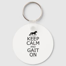 Tennessee Walker Behålla Lugn Gait On Nyckelring