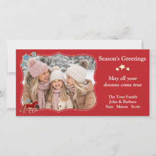Tennessee Walking Horse Festive jul Hälsning Julkort