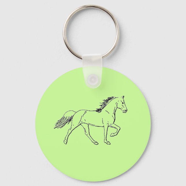 Tennessee Walking Horse Nyckelring (Framsida)