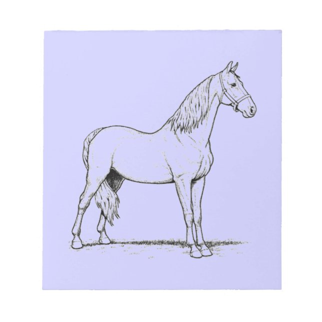 Tennessee Walking Horse - Ständiga Anteckningsblock (Framsida)