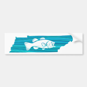 Tennessee Wave Fishing Bildekal