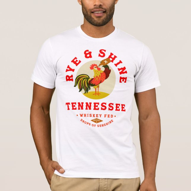 Tennessee Whiskey Shirt Coola Bourbon Drinker Gift T (Framsida)