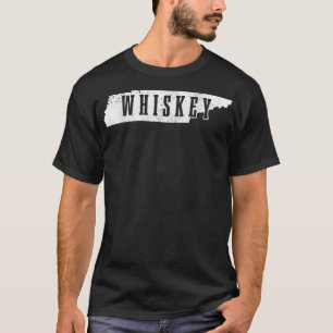 Tennessee Whiskey State Karta Bourbon Whisky Vinta T Shirt