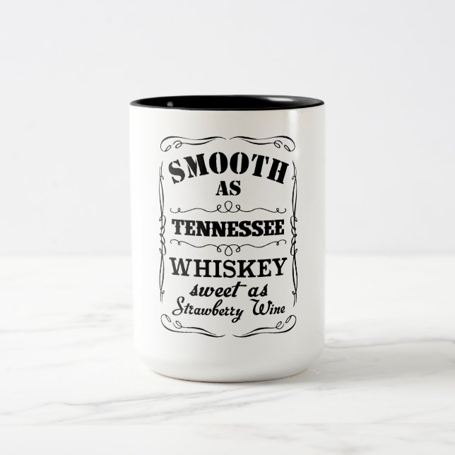 Tennessee whiskey Två-Tonad mugg (Center)