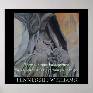 Tennessee Williams citationstecken - AFFISCH
