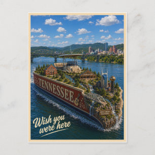 Tennessee Wish You Were Here Statserie Vykort