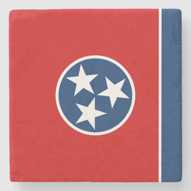 Tennessees delstatsflagga stenunderlägg (Framsidan)