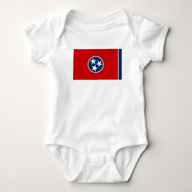 Tennessees delstatsflagga t shirt (Framsida)