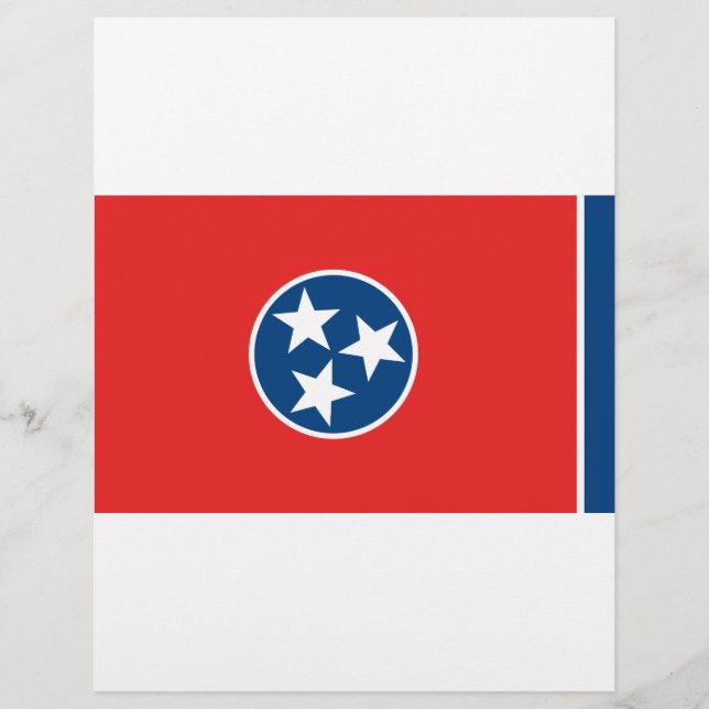 Tennessees flagga reklamblad (Framsidan)