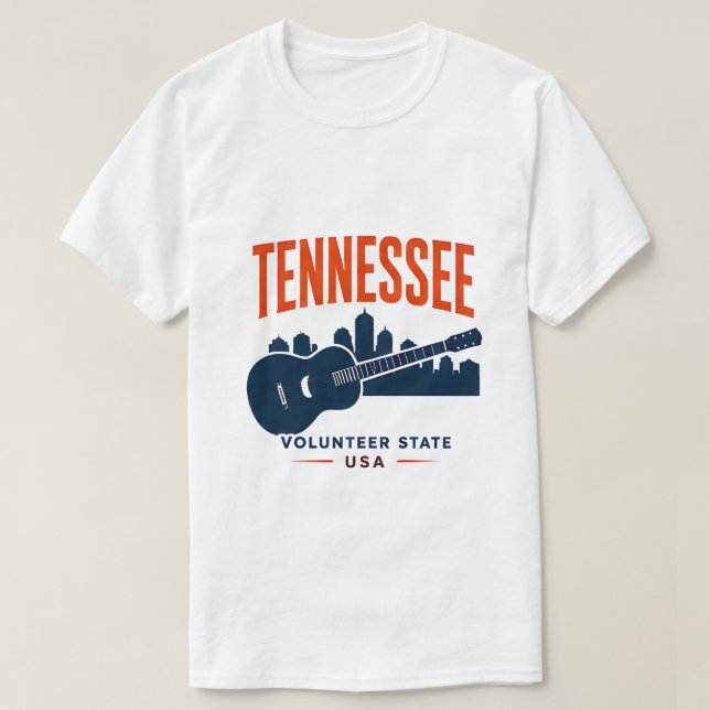 Tennessees musikarv t shirt (Design framsida)