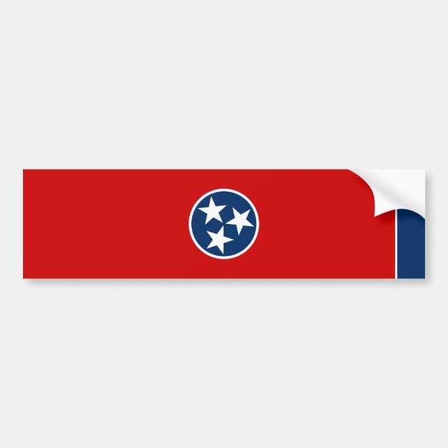 Tennessees statsflagga bildekal (Framsidan)