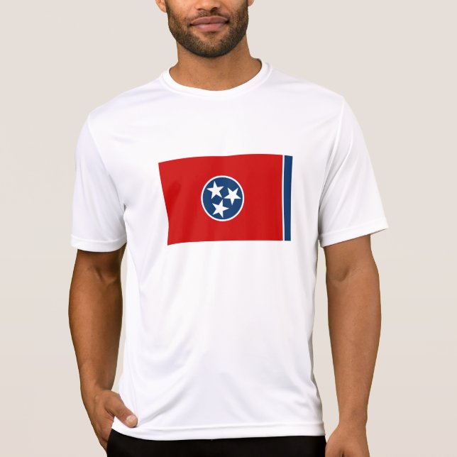 Tennessees statsflagga t shirt (Framsida)