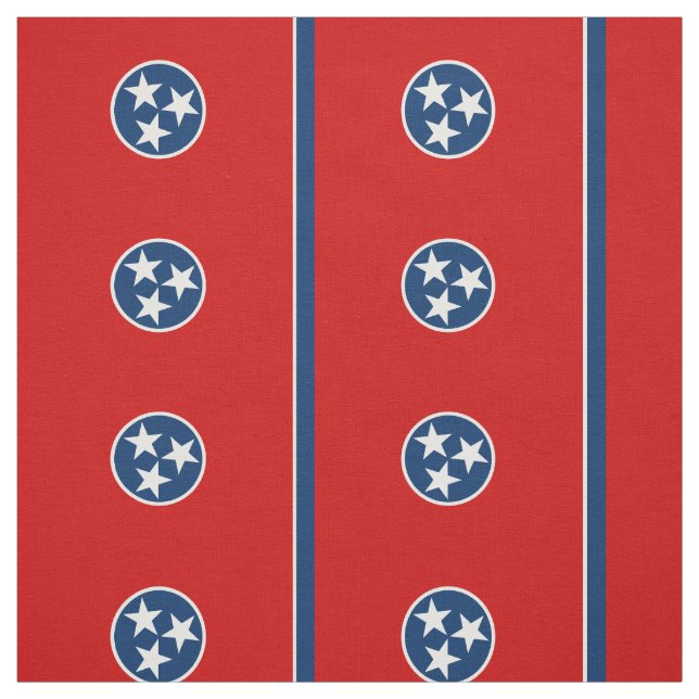 Tennessees statsflagga tyg (Provkarta)