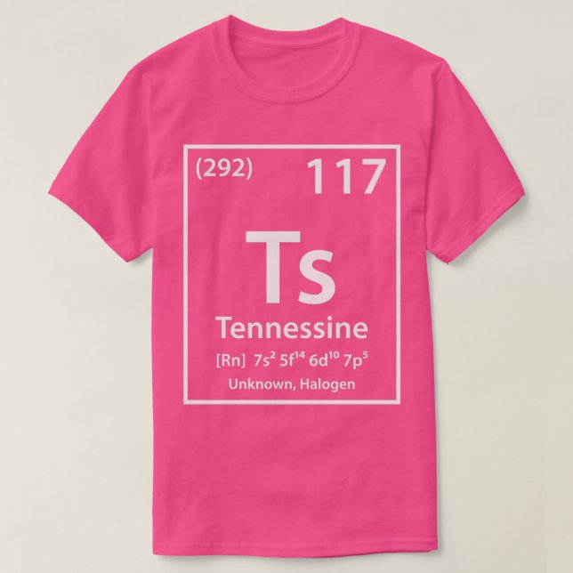Tennessine Inslag T Shirt (Design framsida)