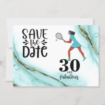 Tennis 30års födelsedag Spara datumet