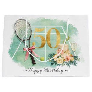 Tennis 50-årsdag tennisboll racket Presentförpackn