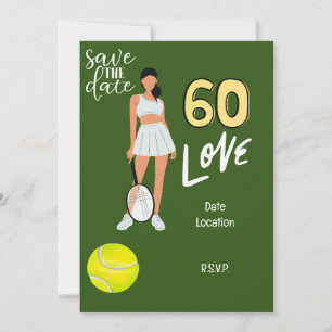 Tennis 60:e födelsedagen för kvinnliga spelare inbjudningar