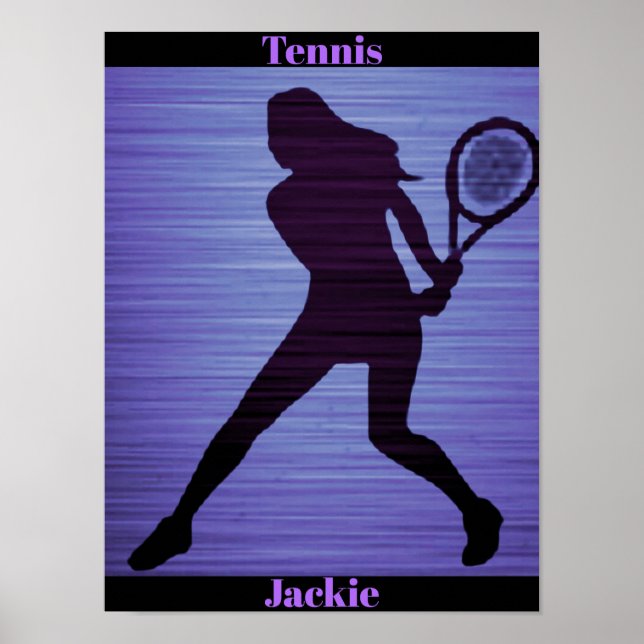 Tennis Abstract Poster (Framsidan)