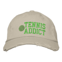 Tennis Addict Embroized Hat Broderad Keps