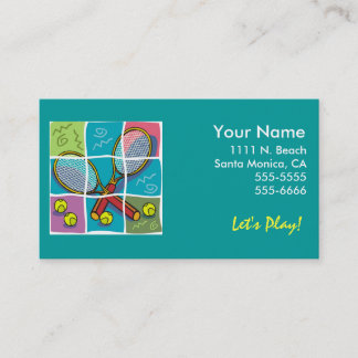 Tennis"affärs" kort