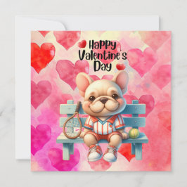 TENNIS Alla hjärtans dag till spelare med kärlek Julkort