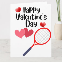 TENNIS Alla hjärtans dag till spelaren med kärlek Kort