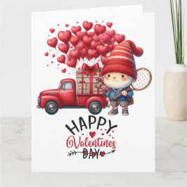 TENNIS Alla hjärtans dag till spelaren med kärlek  Kort