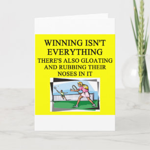 tennis älskare kort