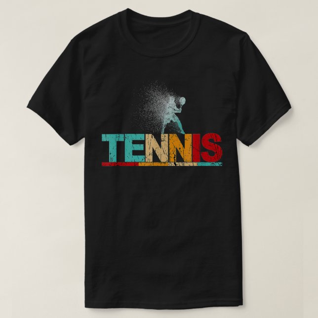 Tennis Älskare och Professionell tennis Player1 T Shirt (Design framsida)