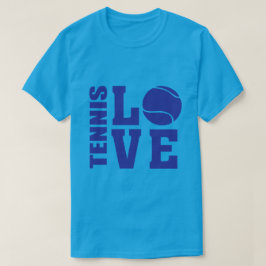 Tennis Älskare, Tennis KÄRLEK, Tennis t-shirt