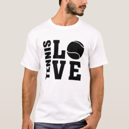 Tennis Älskare, Tennis KÄRLEK, Tennis t-shirt