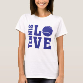 Tennis Älskare, Tennis KÄRLEK, Tennis t-shirt