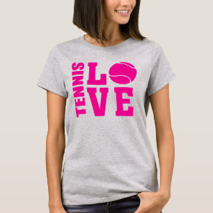 Tennis Älskare, Tennis KÄRLEK, Tennis t-shirt