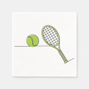 Tennis Älskare tennisgåva Pappersservett