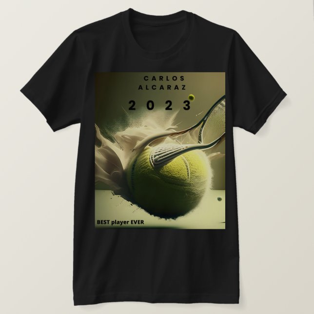 Tennis älskare - Wimbledon-mästerskapet - Carlos T Shirt (Design framsida)