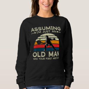 Tennis antar att jag bara var en gammal man din fö t shirt