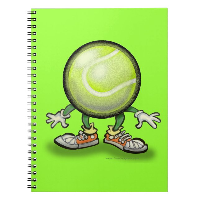 Tennis Anteckningsbok (Framsidan)