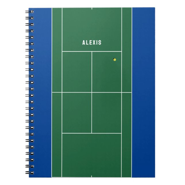 Tennis Anteckningsbok (Framsidan)