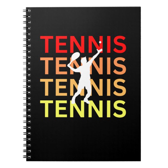 Tennis Anteckningsbok (Framsidan)