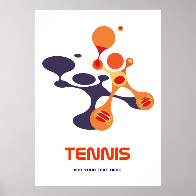 tennis är ett coola spel poster (Framsidan)