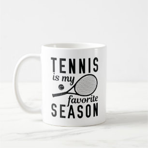 Tennis är min favoritsäsong kaffemugg