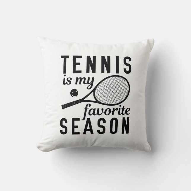 Tennis är min favoritsäsong kudde (Framsida)