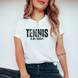 Tennis är min terapi t shirt