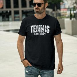 Tennis är min terapi t shirt