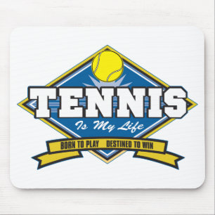 Tennis är mitt liv musmatta