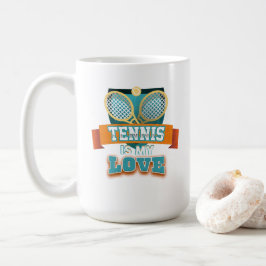 Tennis är My Kärlek Mugg