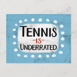 Tennis är underskattat vykort