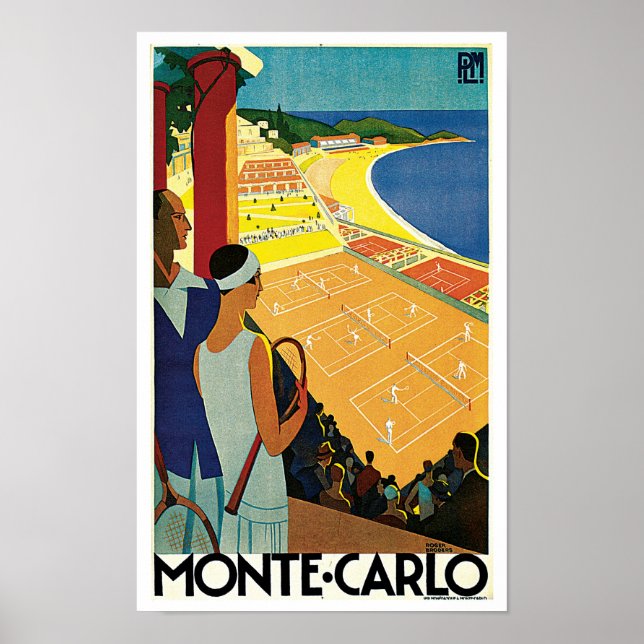 Tennis at Monte Carlo Poster (Framsidan)